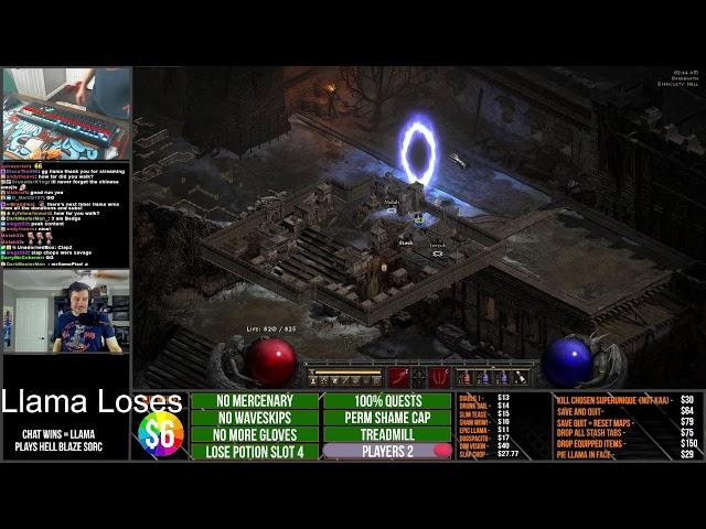 DIABLO 2 | MAN VS STREAM !vod !monopolygo