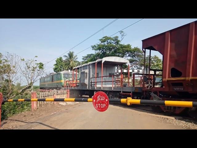 AGGRESSIVE ACTION BY LALLAGUDA WAG9HC WITH MELODIOUS HONK SHOW- ADIYAKKAMANGALAM HALT SKIP