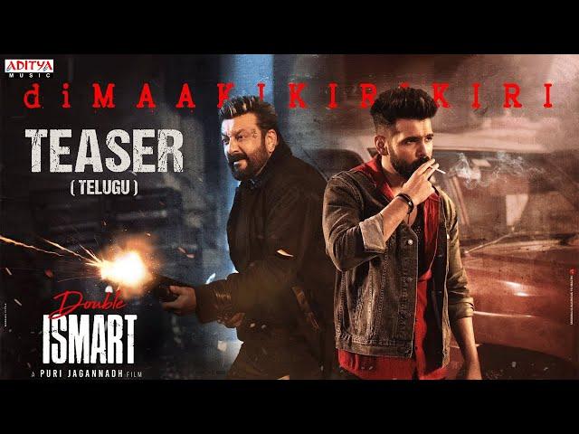 Double ISMART Teaser (Telugu) | Ram Pothineni | Sanjay Dutt | Puri Jagannadh | Charmme Kaur