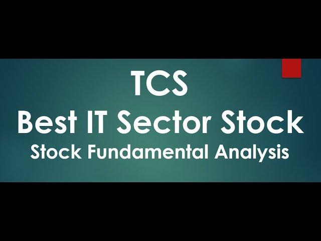 Best IT sector stock | Fundamental analysis of TCS