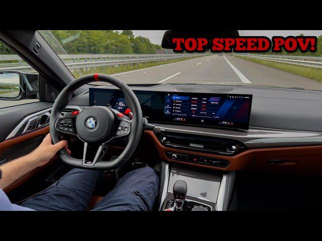 2025 BMW M4 LCI on Autobahn! Top Speed , 100-200!