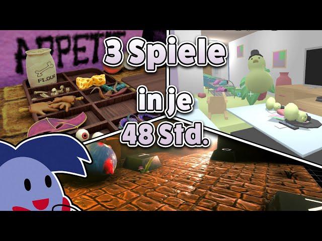 Ich habe 3 Spiele in je 48 Stunden erstellt | SambZockt Show