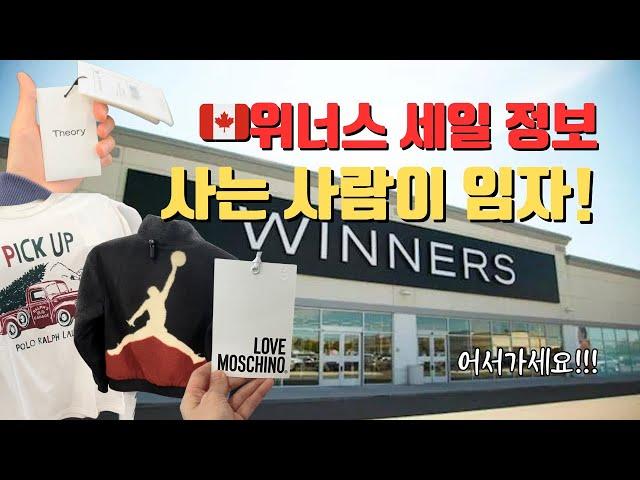 위너스 무려 3곳의 세일 가격 공개! 폴로, 모스키노, 띠어리 등 너무 많으니 꼭 영상 확인하세요!!