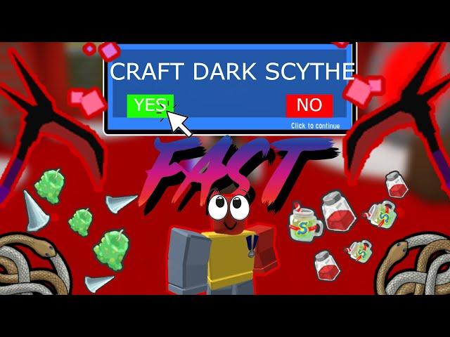 How To Get *DARK SCYTHE* FAST With Natro Macro! In Bee Swarm Simulator