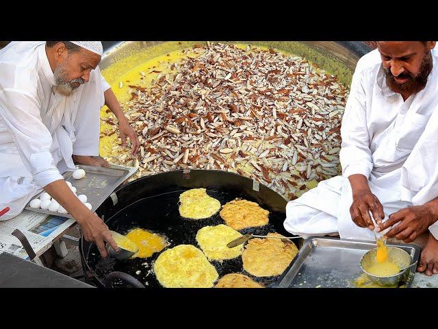 Huge Rajasthani Indian Malpula | हिंदुस्तानी मालपुआ | Popular Egg Malpura Making | Street Food