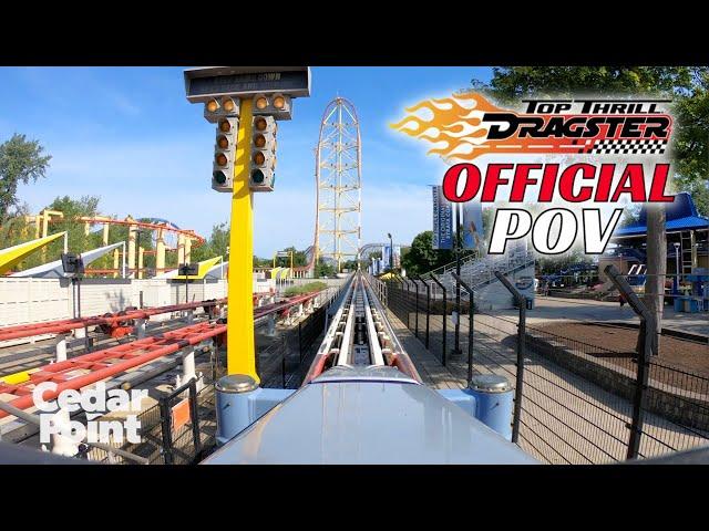 Top Thrill Dragster Official POV - Cedar Point, Sandusky Ohio!