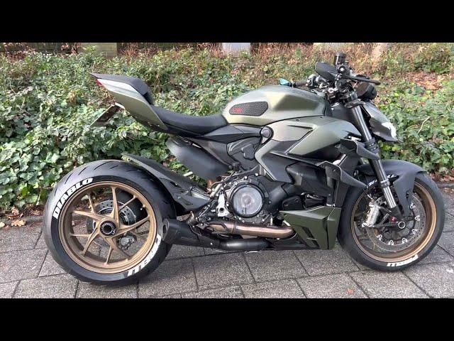 The new Ducati Streetfighter V2 Storm Green 2023! custom project