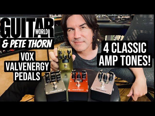 4 CLASSIC AMP TONES... IN PEDALS! VOX VALVENERGY
