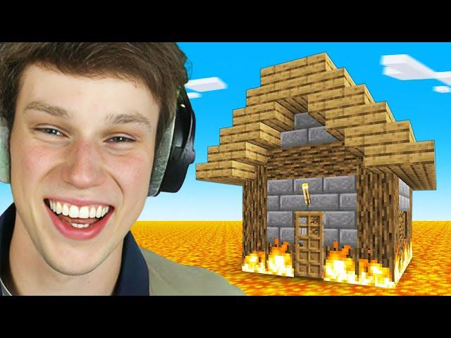 Minecraft, But The World Is On Fire!