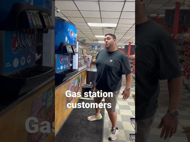 Gas station customers