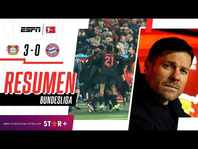 ¡EL LEVERKUSEN APLASTÓ A LOS BÁVAROS Y SE ALEJÓ A 5 PUNTOS! | B. Leverkusen 3-0 B. Munich | RESUMEN