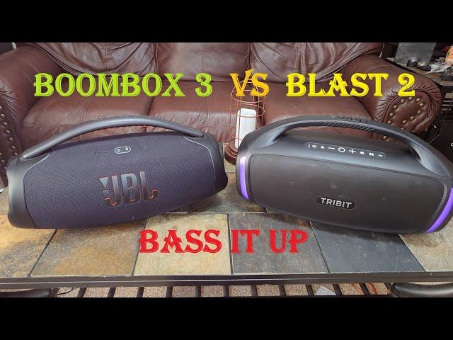 Tribit Stormbox Blast 2 vs JBL Boombox 3  Got Bass? Let's See How They Compare  Battery Powered 