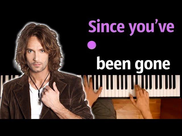 Tomas N'evergreen — Since You’ve Been Gone ● караоке | PIANO_KARAOKE ● ᴴᴰ + НОТЫ & MIDI