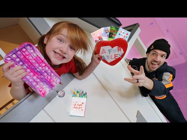 ADLEY SURPRiSES for YOU ️  Valentines Delivery from Mailman dad! my morning routine and heart merch