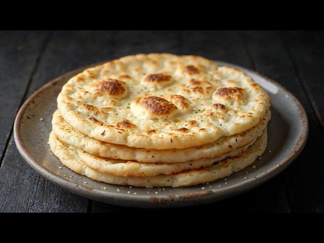 FAMOUS Garlic Naan Bread That Is Driving The World Crazy! No oven. Anyone Can Do It.