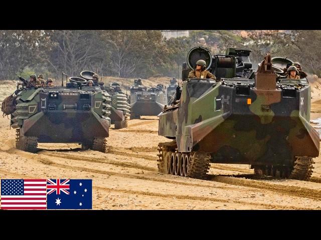 US Marine Corps. Large-scale joint military exercise in Australia.