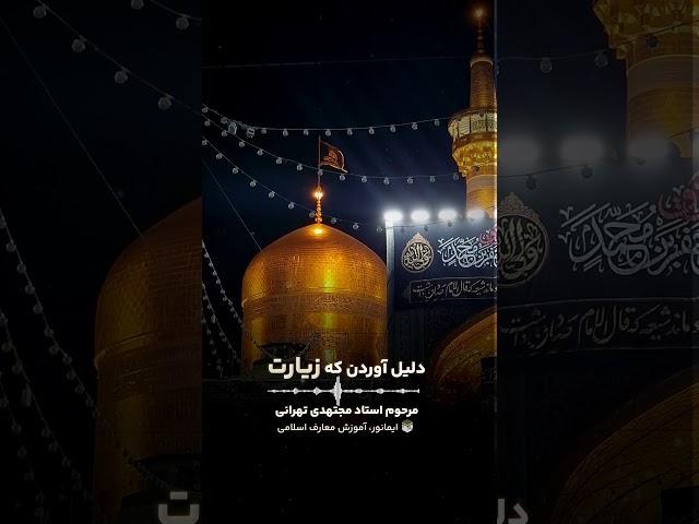 کربلا ثوابش بیشتره یا زیارت امام رضا(ع)؟ | استاد مجتهدی