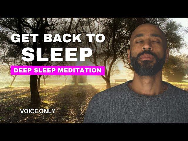 Meditation to get back to sleep when you've woken up | Deep Sleep Meditation