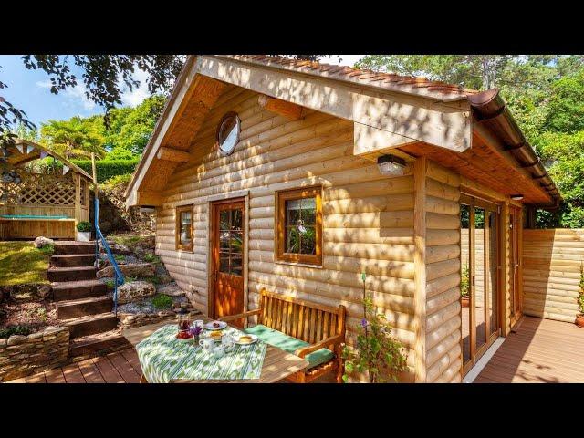 The Most Beautiful Porthole Log Cabin, Somerset Sea View | Exploring Tiny House