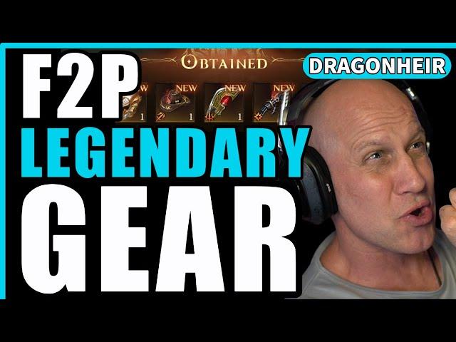 F2P LEGENDARY GEAR! Anyone can do it | DragonHeir Silent Gods