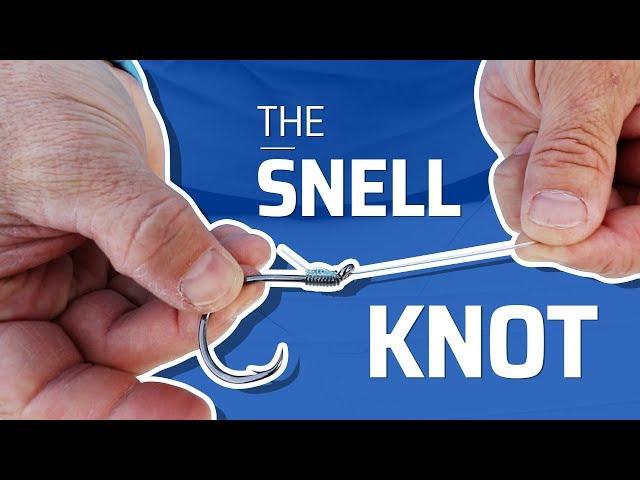 HOW TO SNELL FISHING HOOK - STRONGEST FISHING KNOT TO A HOOK