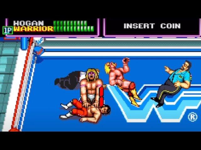 Trying Out Hulk Hogan and Ultimate Warrior Tag Team - WWF Superstars