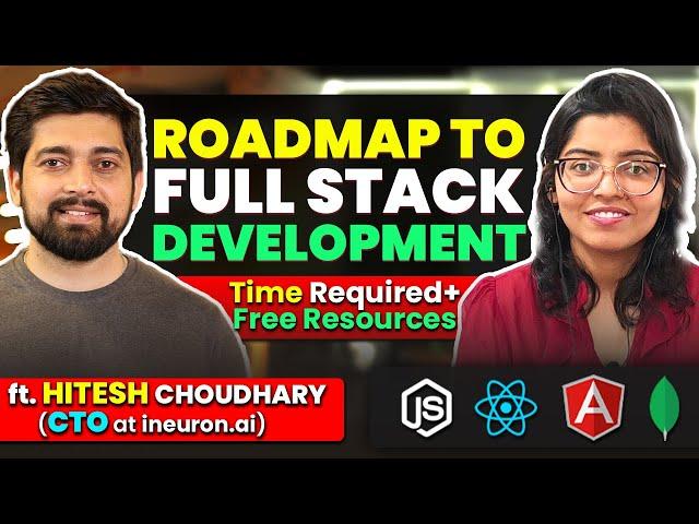 How to become Full Stack Developer in 2022 ft. @HiteshCodeLab | Development Roadmap | Anshika