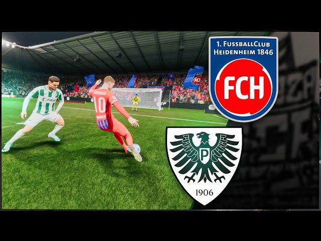 FIRST LEG RELEGATION against HEIDENHEIM - EA FC 25 Karriere Preußen Münster