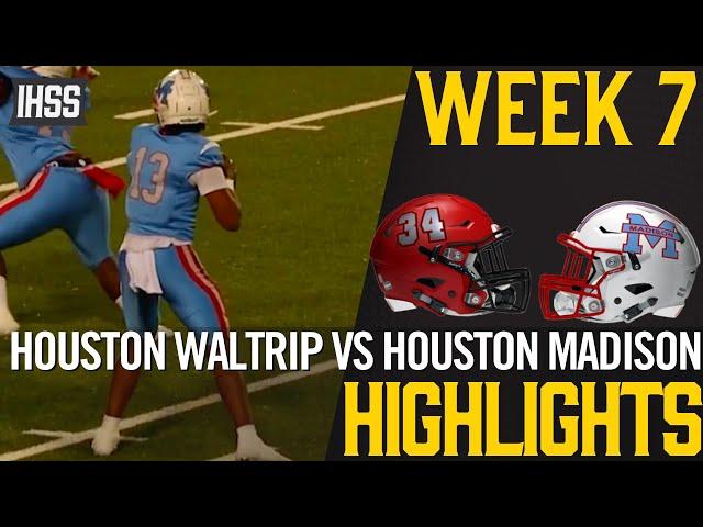 Houston Waltrip vs Houston Madison - 2023 Week 7 Football Highlights