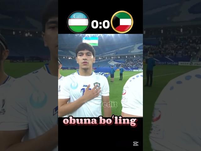 Oʻzbekiston vs Quvayt 5:0 U23 Road to 16 #like #subscribe #CZ7edit