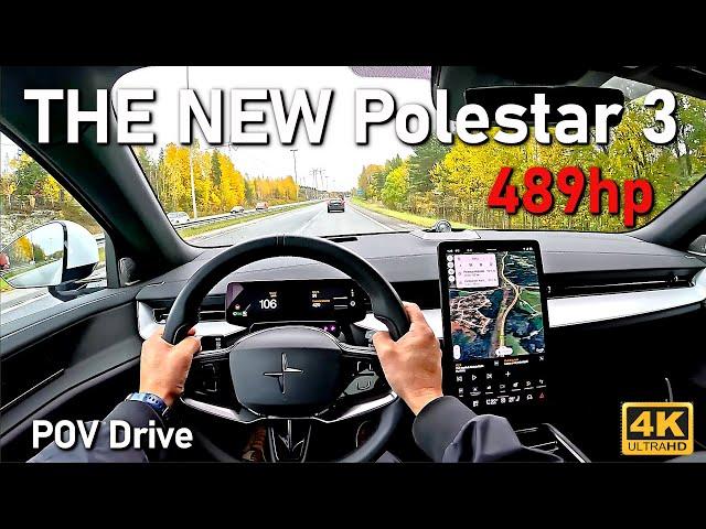 THE NEW Polestar 3 (489hp) POV Drive