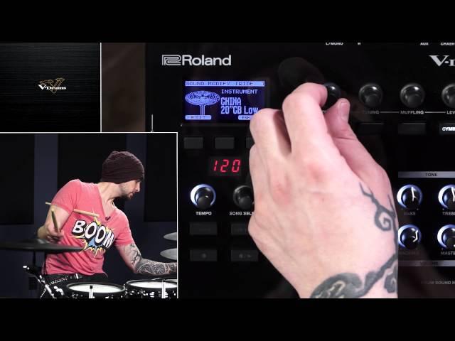 Aaron Edgar - Creating custom kits for the Roland TD-25KV V-Drums Kit