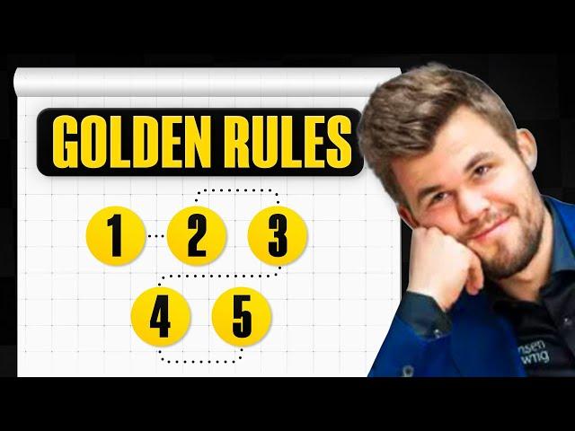 Carlsen's 5 Simple Rules To Play The Most BRUTAL Chess