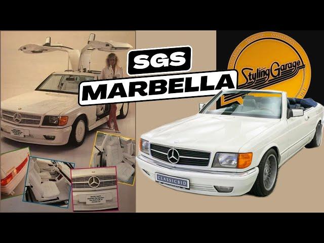 1985 Styling Garage Marbella Cabriolet / Mercedes-Benz C126 500SEC SGS - Car Review