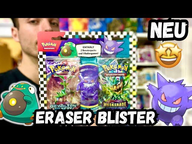 NEU POKEMON ERASER BLISTER 2024  Pokemon Karten Booster Opening