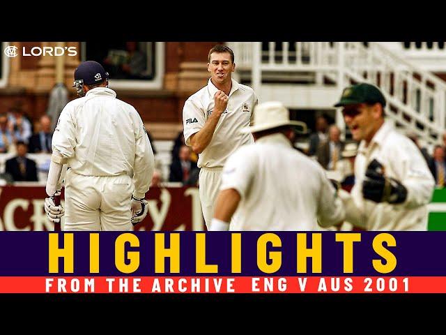 McGrath & Waugh At it Again For Australia! | Classic Match | England v Australia 2001 | Lord's