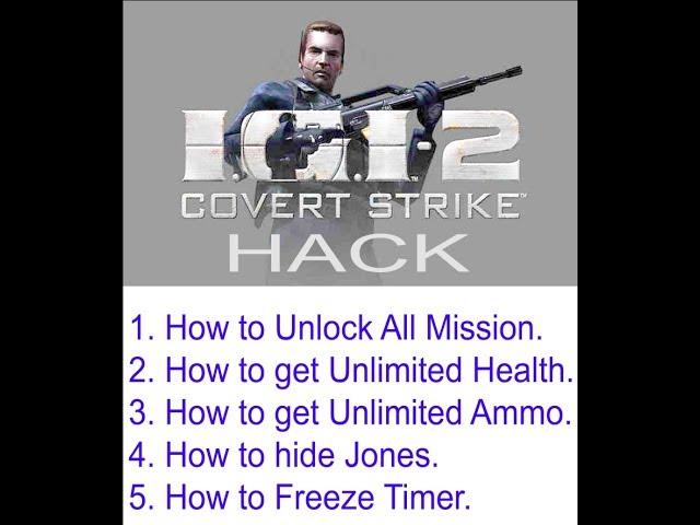 IGI 2 Covert Strike Unlimited Health, Ammo, Freeze Time & hide Jones - TECHNO TIPS BD