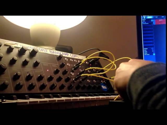 Korg MS20 Mini Synced with Monotribe.