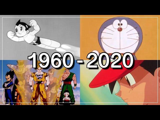 The Evolution of Anime Series (1960 - 2020) | History of Anime through Openings