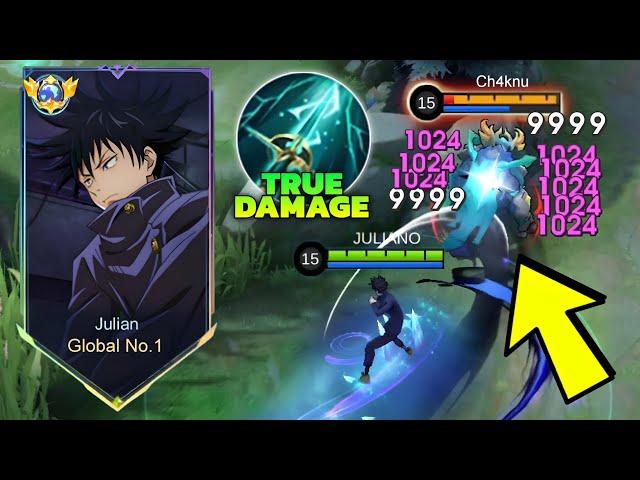 JULIAN NEW TANK DESTROYER BUILD!! (goodbye meta tank) - MLBB