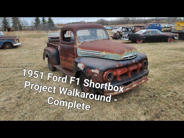 1951 Ford F1 Shortbox Project - Complete Flathead V8