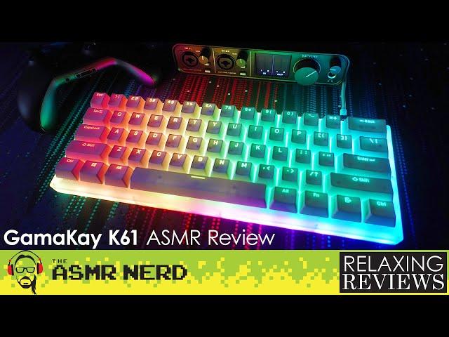 ᵀᶦⁿʸ ᵇᵒᵃʳᵈ BIG RGB 🟢 | GamaKay K61 Hot-Swap Acrylic 60% Mechanical Keyboard ASMR Review & Typing