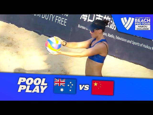 Clancy/Johnson vs. Cao/Zhang - Pool Play Highlights | Haikou 2024 #BeachProTour