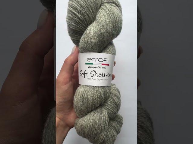 Подробный обзор пряжи Etrofil Soft shetland(100% шерсть) №135 Светло-серый