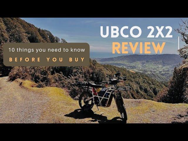 10 things you NEED to know about the UBCO 2X2 Electric Motorbike.