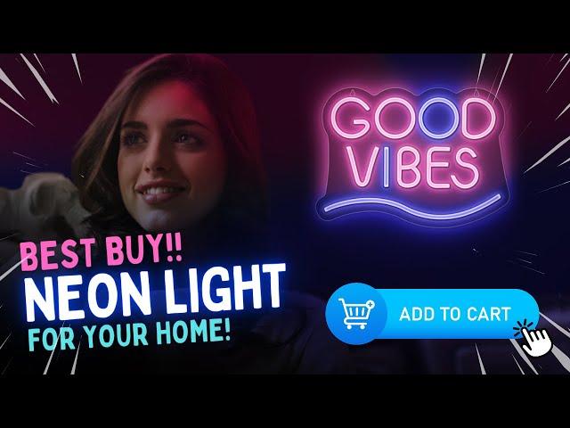 UNBOXING OF LUMOONOSITY GOODVIBES LED NEON SIGN