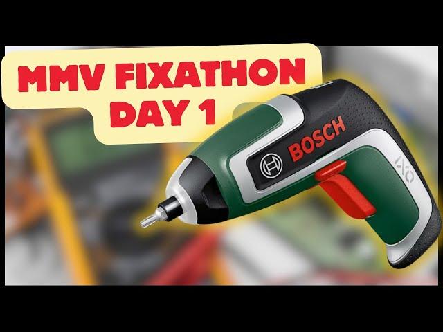 MMV November 2024 Fixathon Day 1 - Faulty Bosch Screwdriver