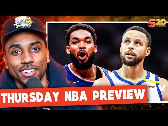 Jeff Teague PREVIEWS Karl-Anthony Towns RETURN to Minnesota with Knicks, Warriors-Grizzlies | 520