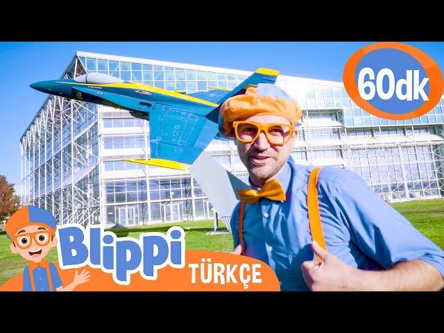 Blippi Uçuş Müzesini Ziyaret Ediyor - Gezegenleri Öğrenelim | Blippi Türkçe