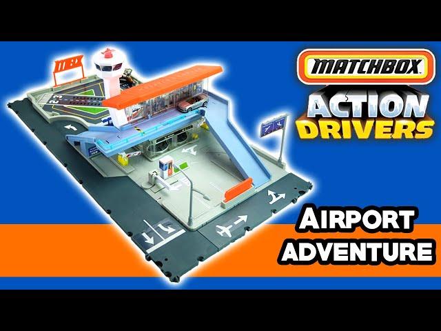 UNBOXING: Matchbox Action Drivers Airport Adventure Playset - with lights and sounds (2021)